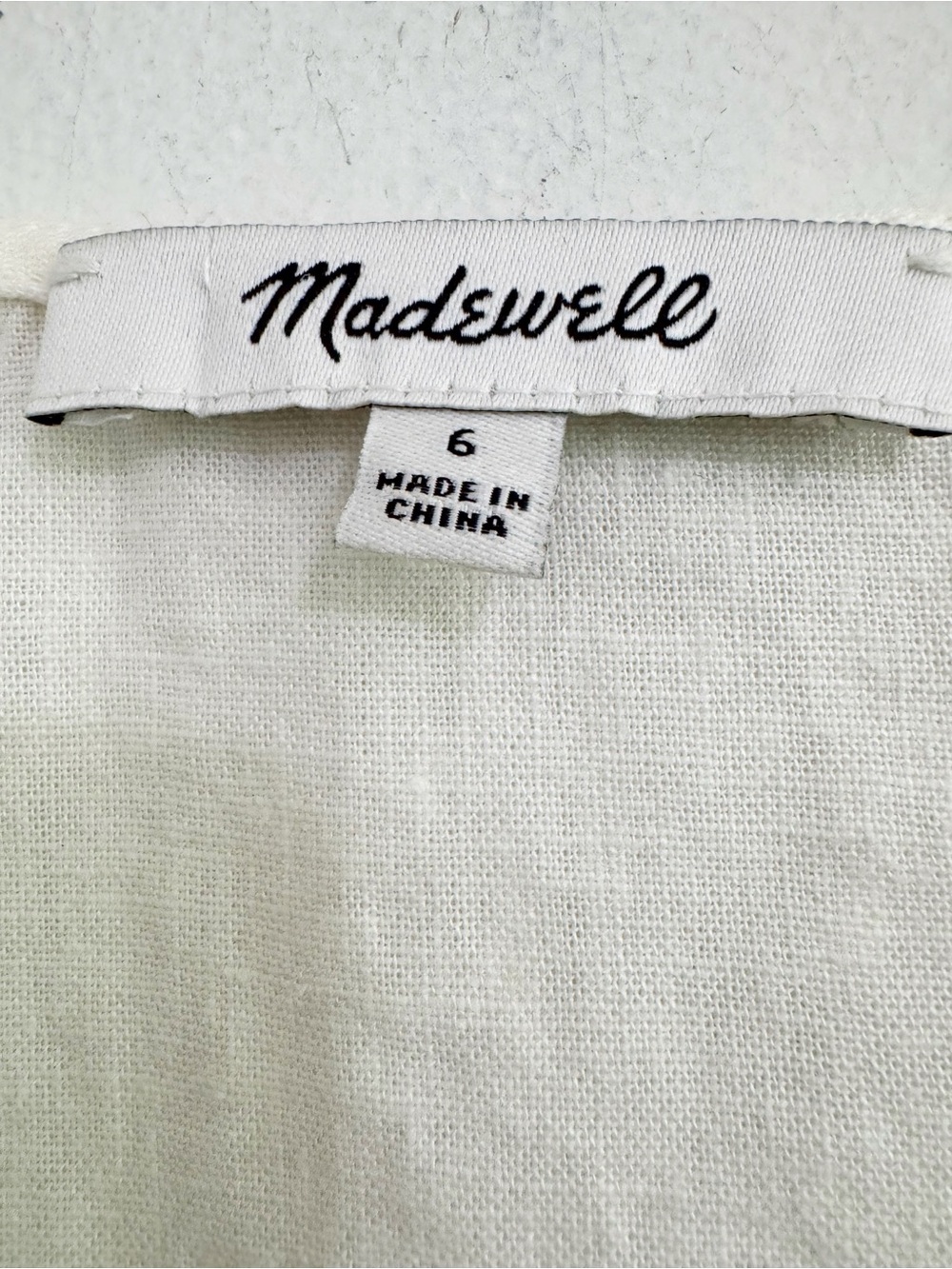 Madewell Cream Button-Front Ruffle Sleeve Tank - Picture 3 of 9